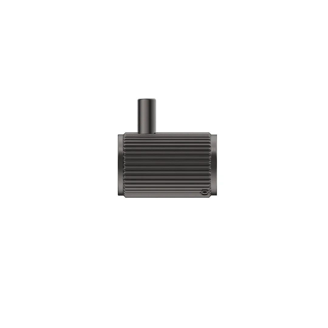 Mica Fluted Gun Metal Robe Hook - Image 2