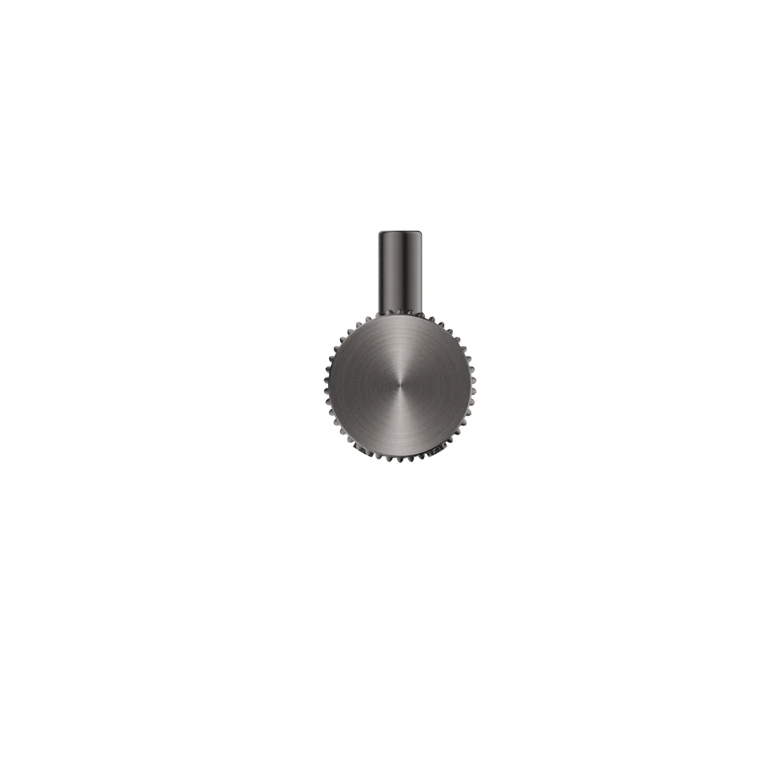 Mica Fluted Gun Metal Robe Hook - Image 3