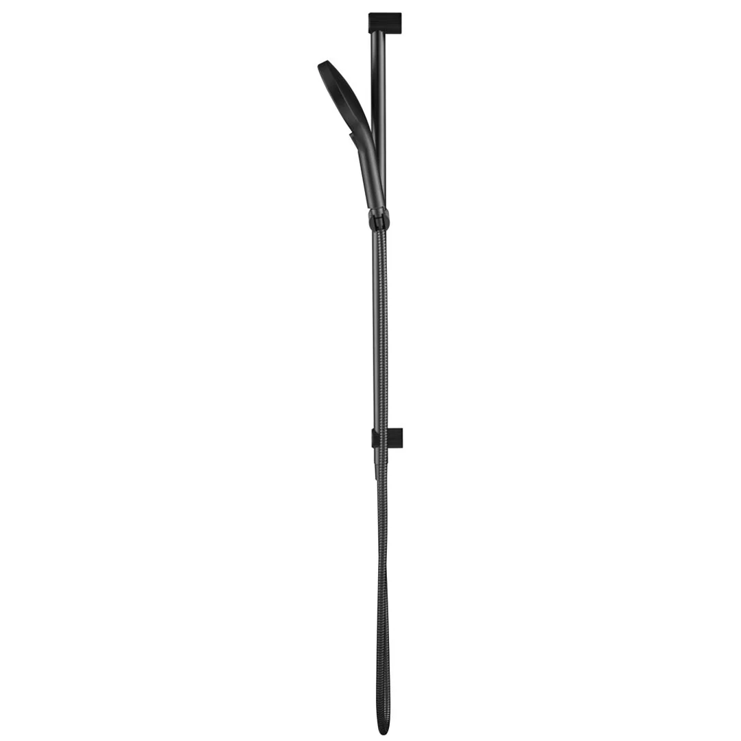 Mica Fluted Gun Metal Shower Rail - Image 2