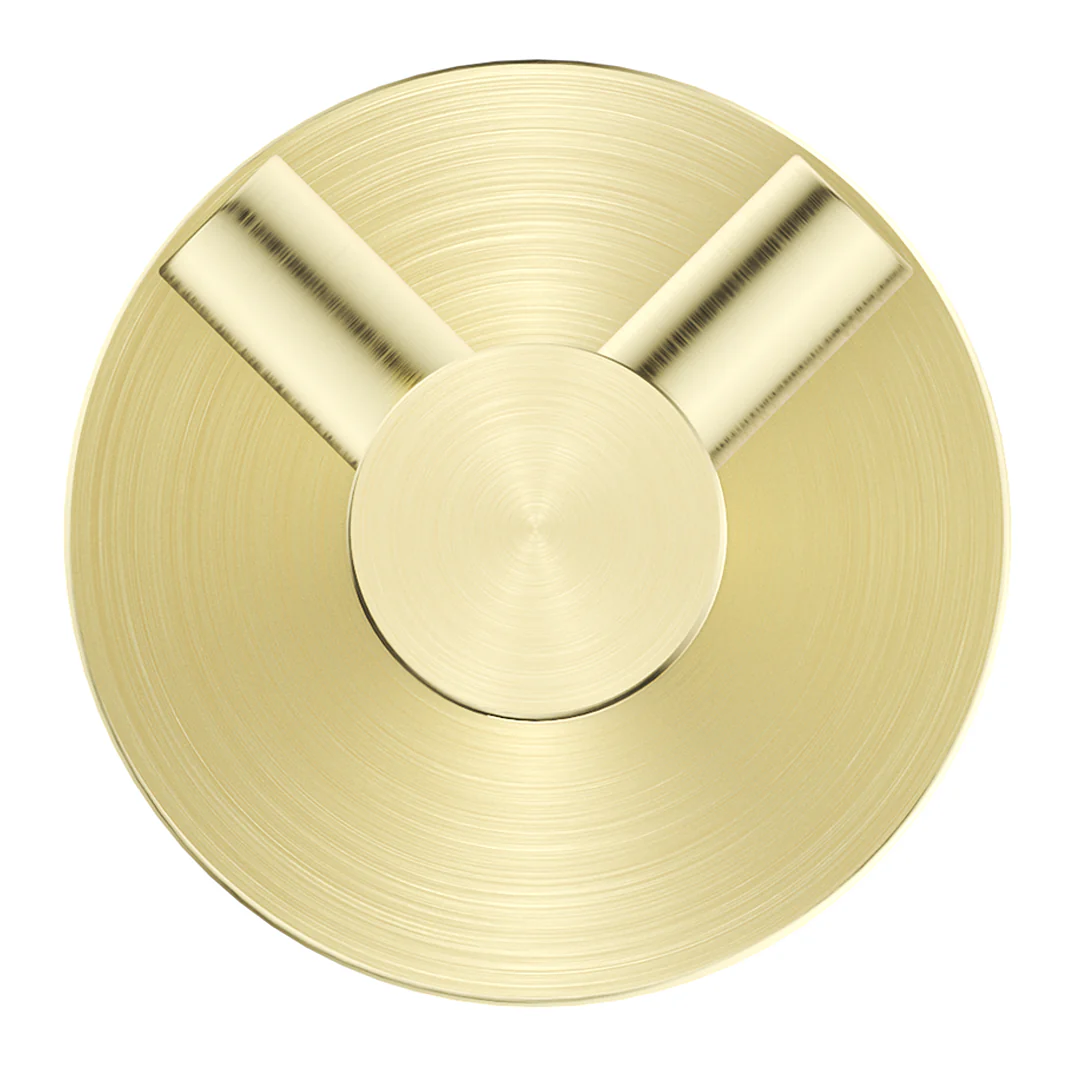 Mica French Gold Double Robe Hook - Image 2