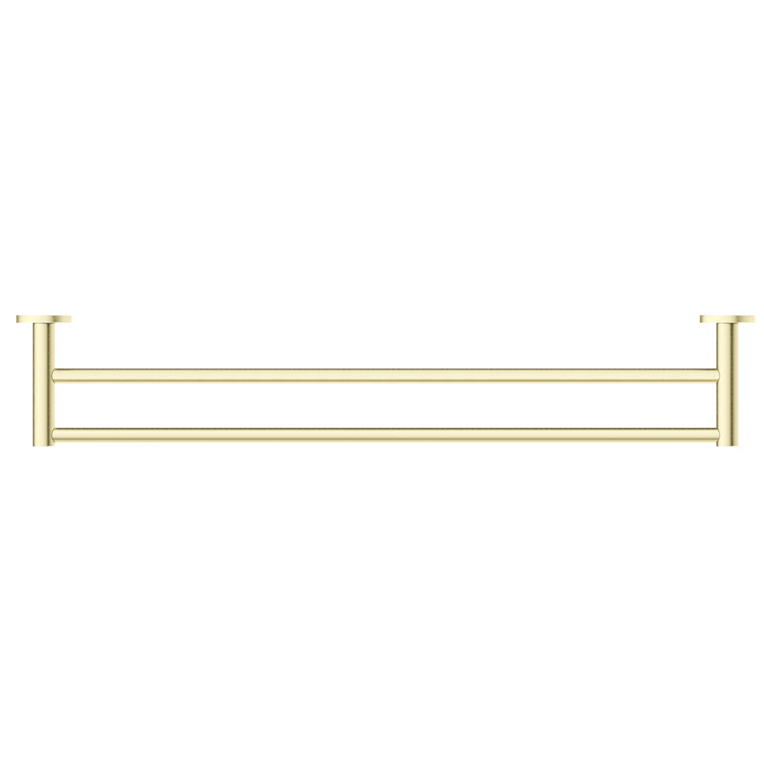 Mica French Gold Double Towel Rail - 800mm - Image 2