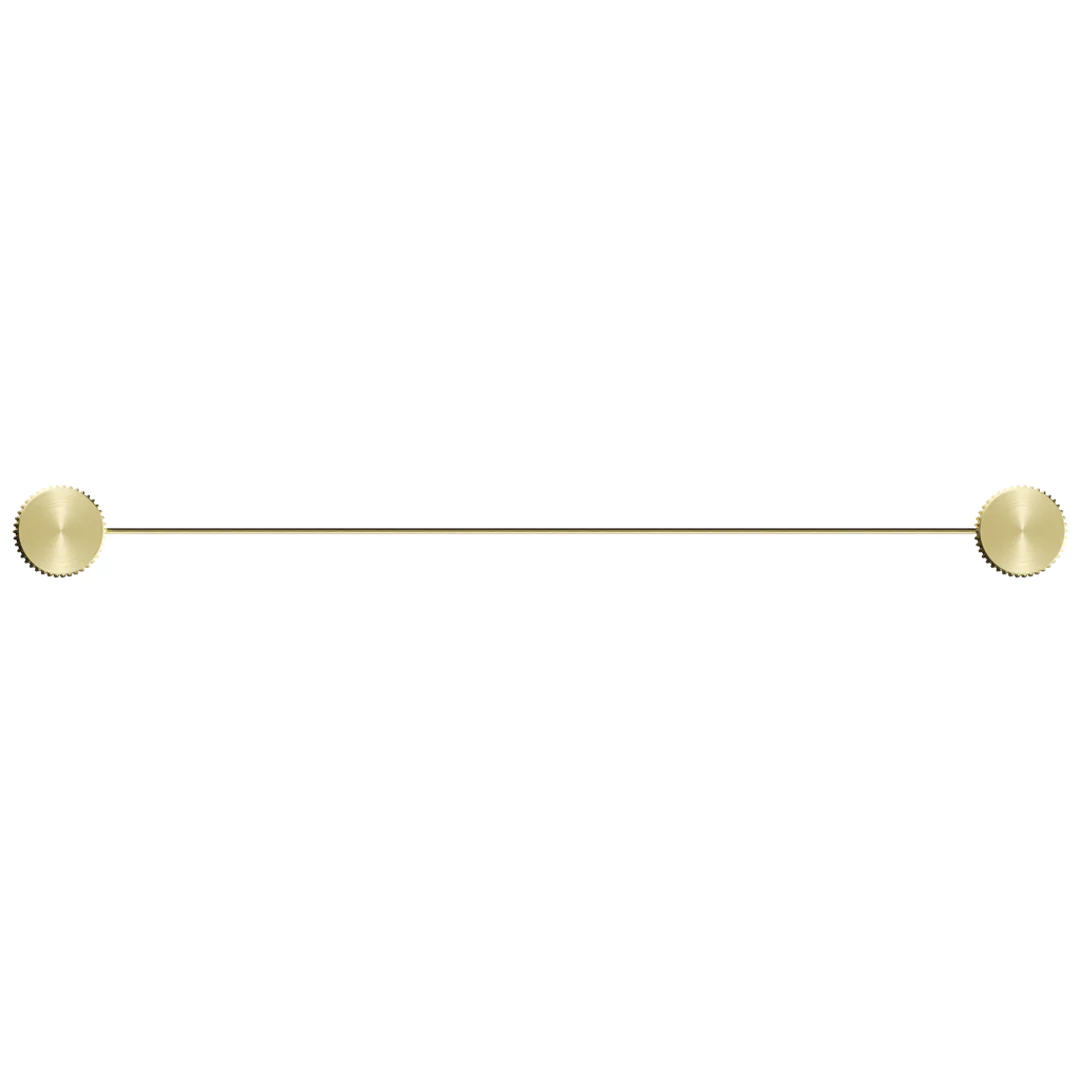 Mica French Gold Fluted Stainless Shelf - 400mm - Image 2