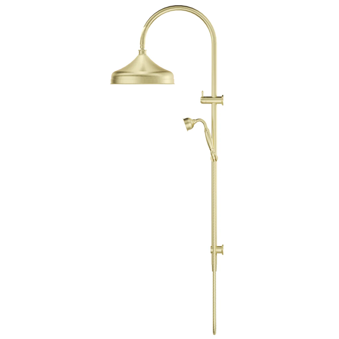 Mica French Gold Heritage Dual Shower Rail - Image 3