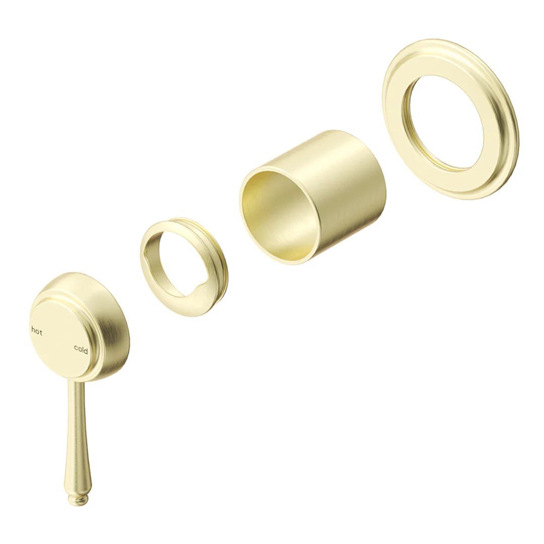 Mica French Gold Heritage Shower Mixer - Trim Kit Only - Image 2