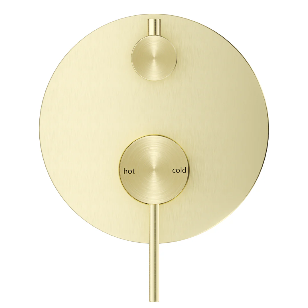 Mica French Gold Shower Mixer Diverter - 1P - Trim Kit Only - Image 2