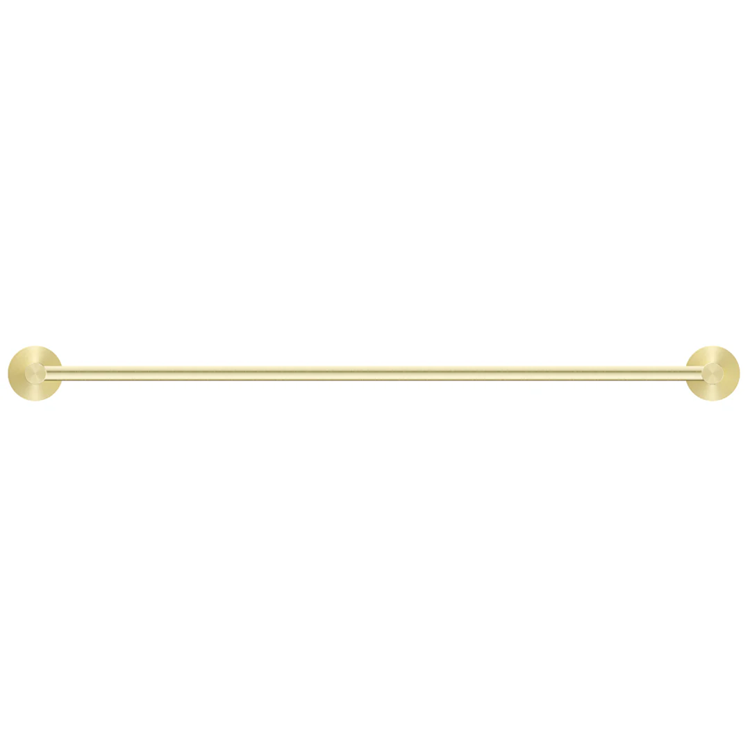 Mica French Gold Single Towel Rail - 800mm - Image 2