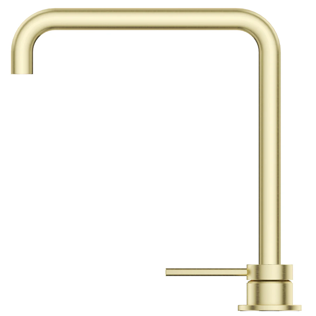 Mica French Gold Soft-Square Hob Sink/Basin Mixer Set - Image 2