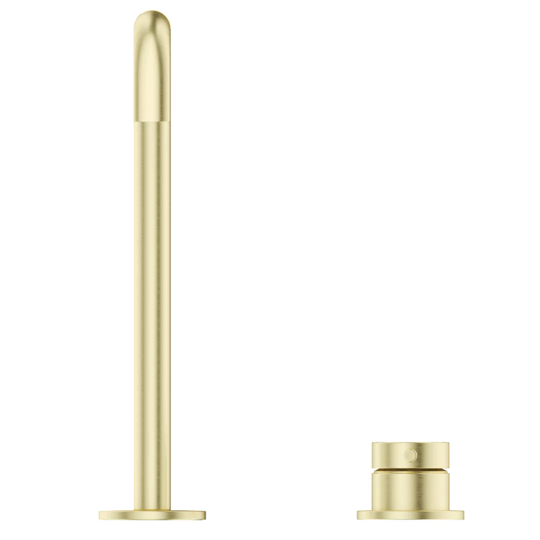 Mica French Gold Soft-Square Hob Sink/Basin Mixer Set - Image 3