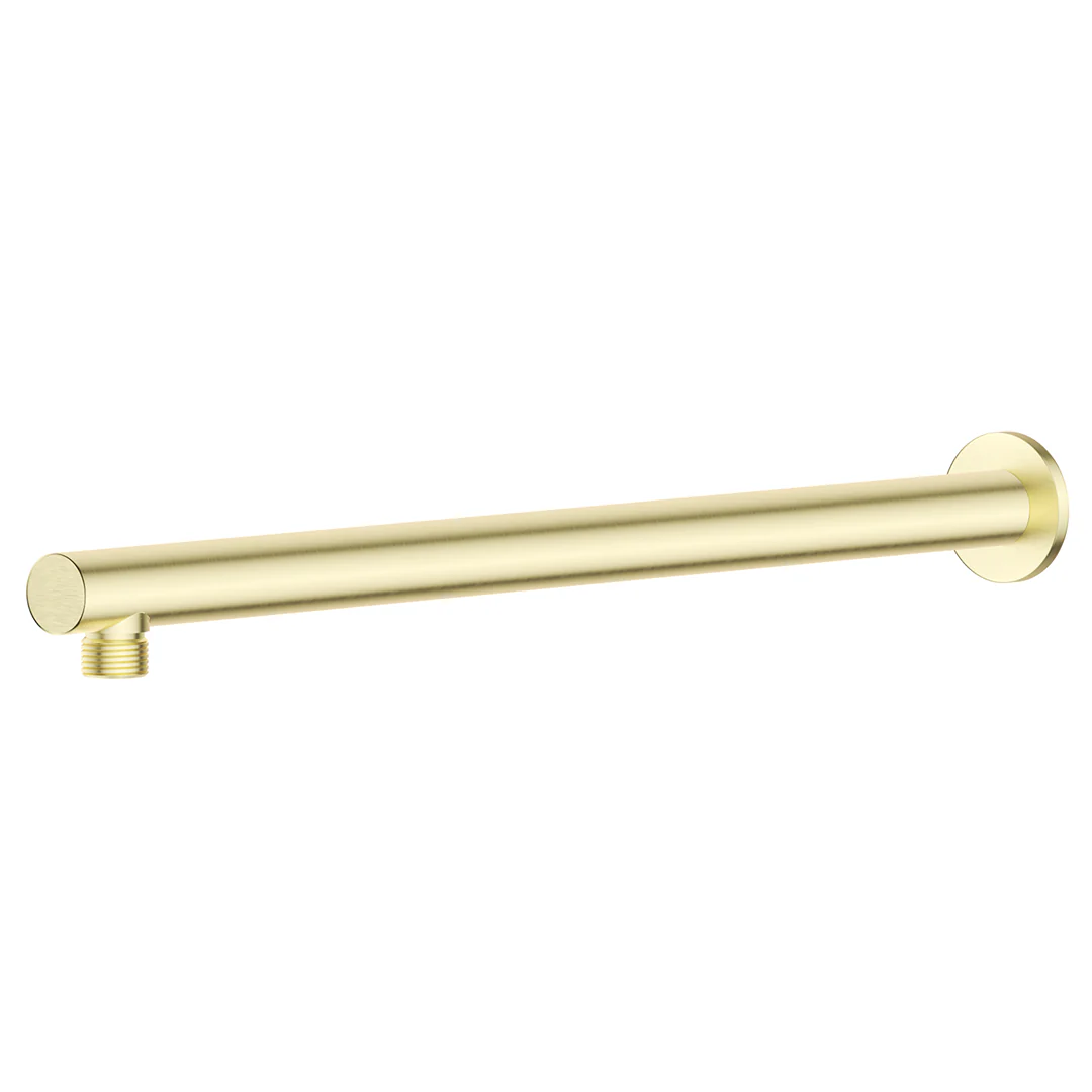 Mica French Gold Wall Shower Arm - 450mm - Straight