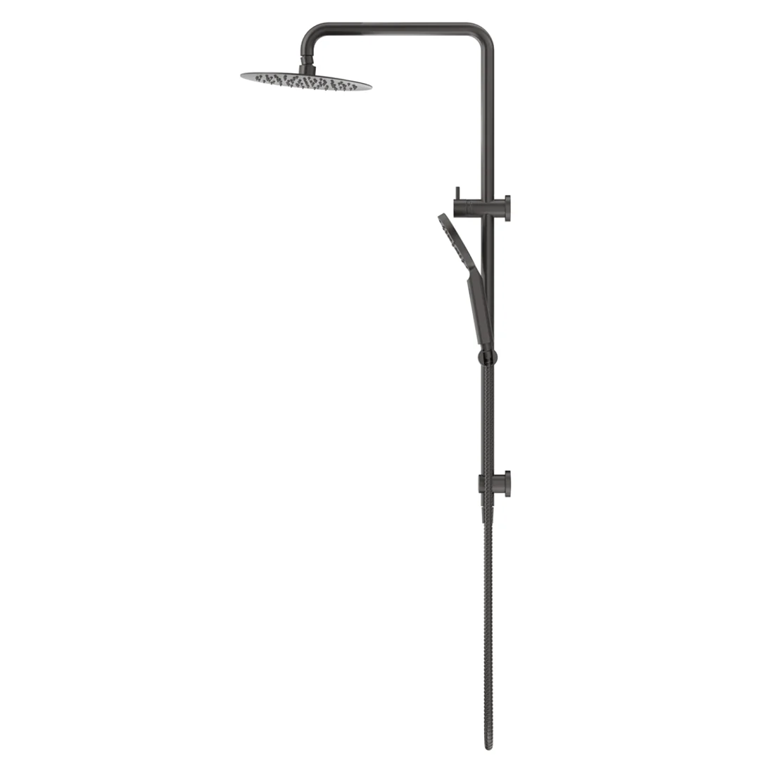 Mica Gun Metal Dual Shower Rail - Image 4