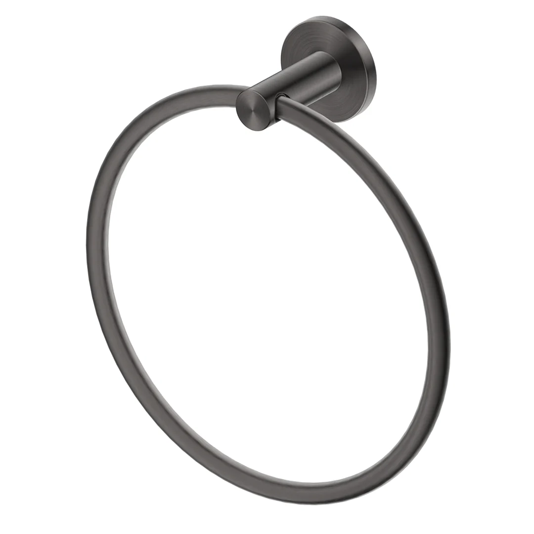 Mica Gun Metal Hand Towel Ring