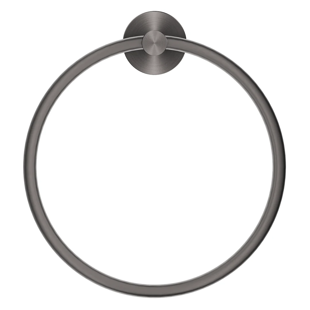 Mica Gun Metal Hand Towel Ring - Image 2