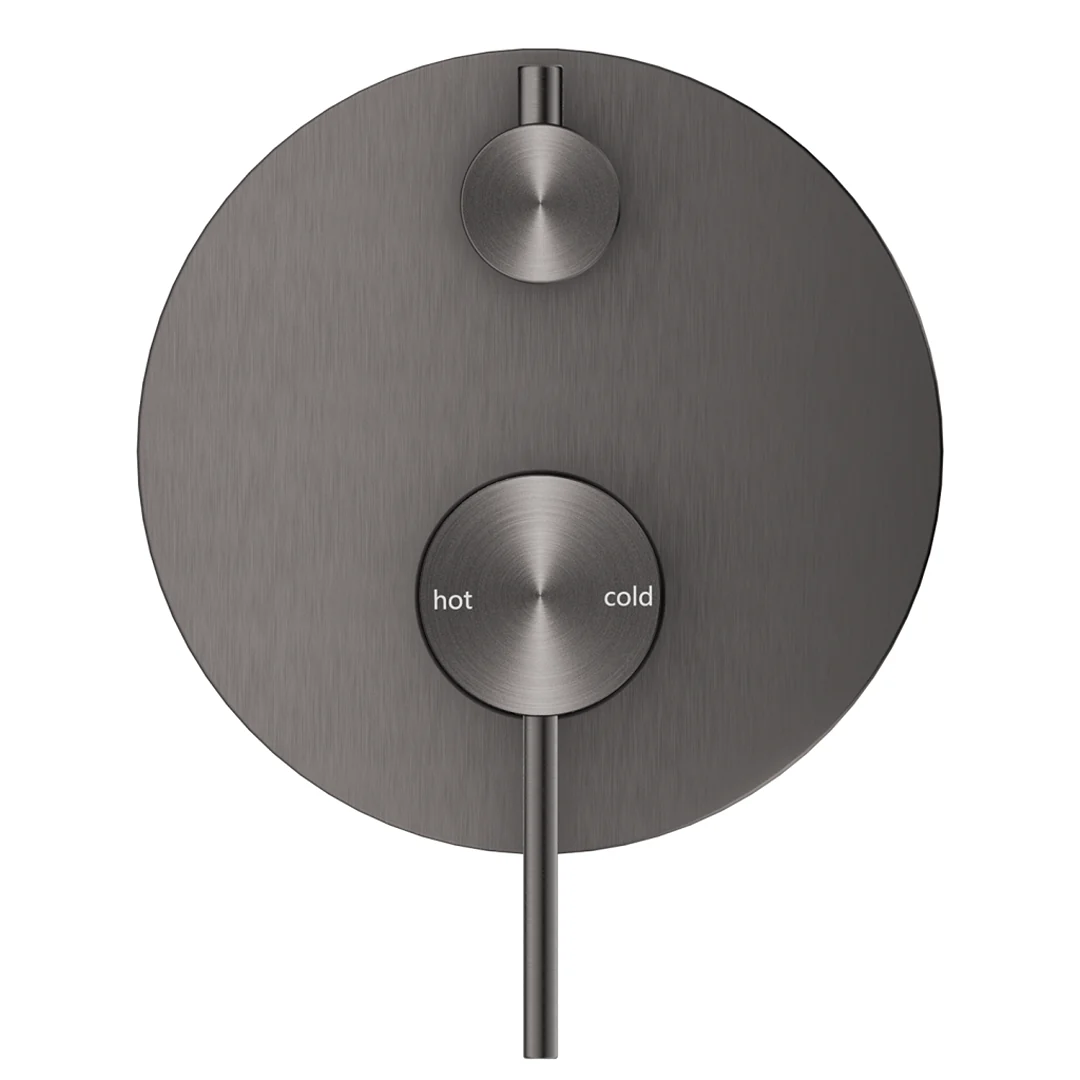 Mica Gun Metal Shower Mixer Diverter - 1P - Trim Kit Only - Image 2