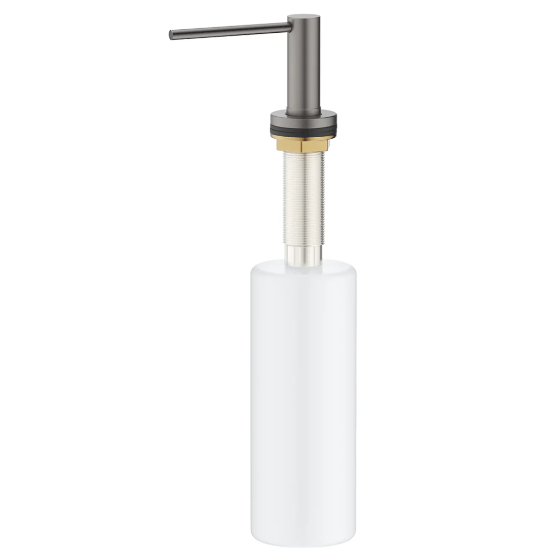 Mica Gun Metal Soap Dispenser - Image 2