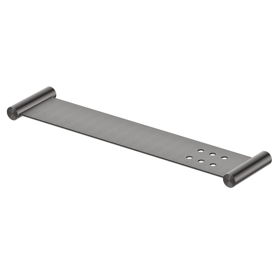 Mica Gun Metal Stainless Shelf - 400mm