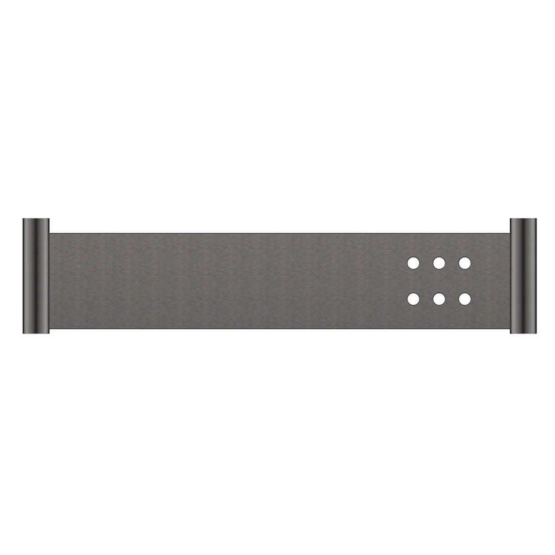 Mica Gun Metal Stainless Shelf - 400mm - Image 3