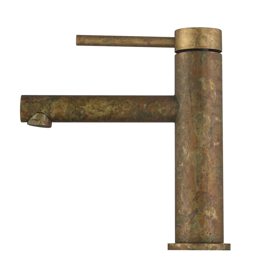 Mica LVB Living Brass Basin Mixer - Straight Spout - Image 3