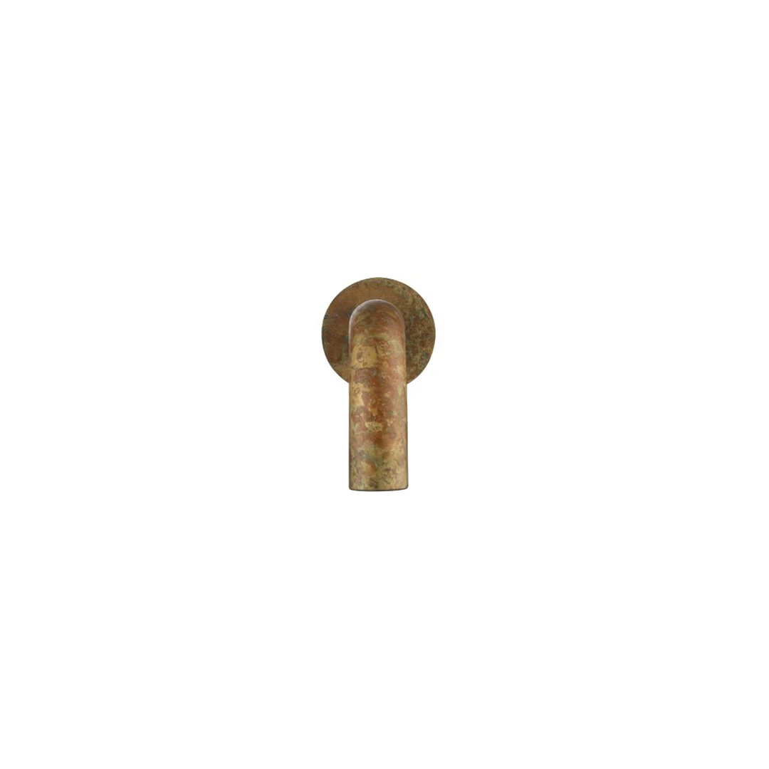 Mica LVB Living Brass Bath/Basin Spout - 220mm - Curved Spout - Image 4
