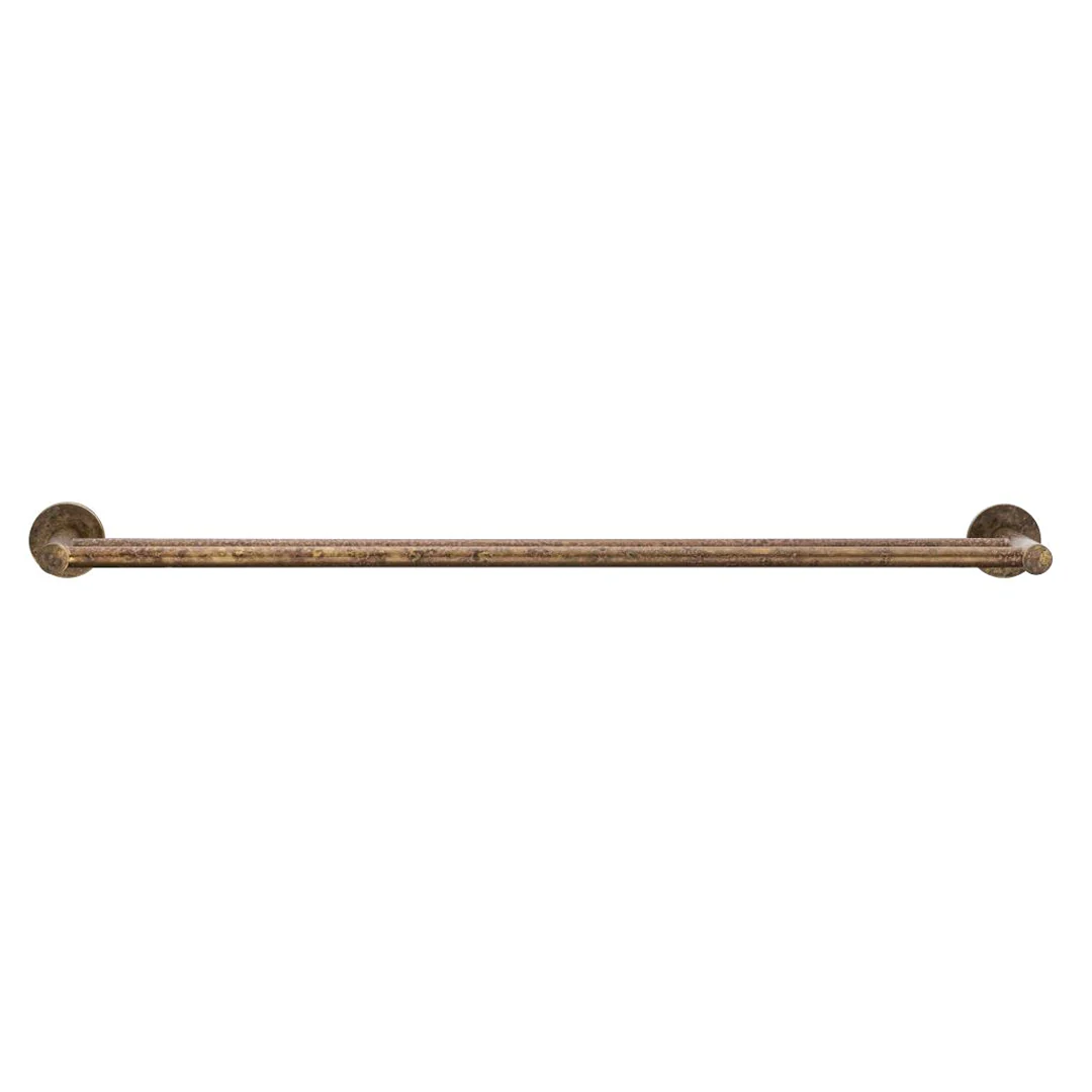 Mica LVB Living Brass Double Towel Rail - 800mm - Image 3