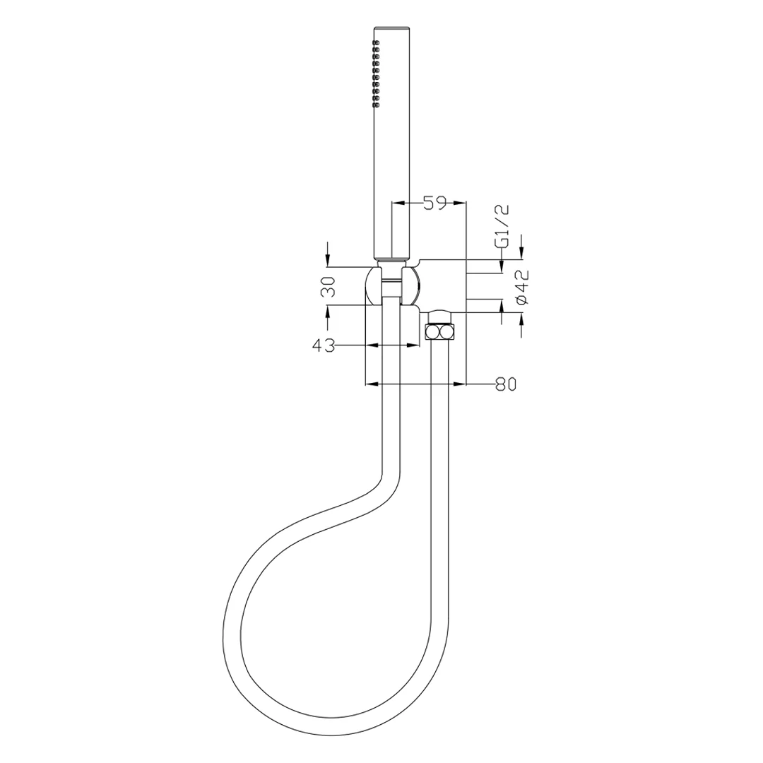 Mica LVB Living Brass Hand Shower - Image 5