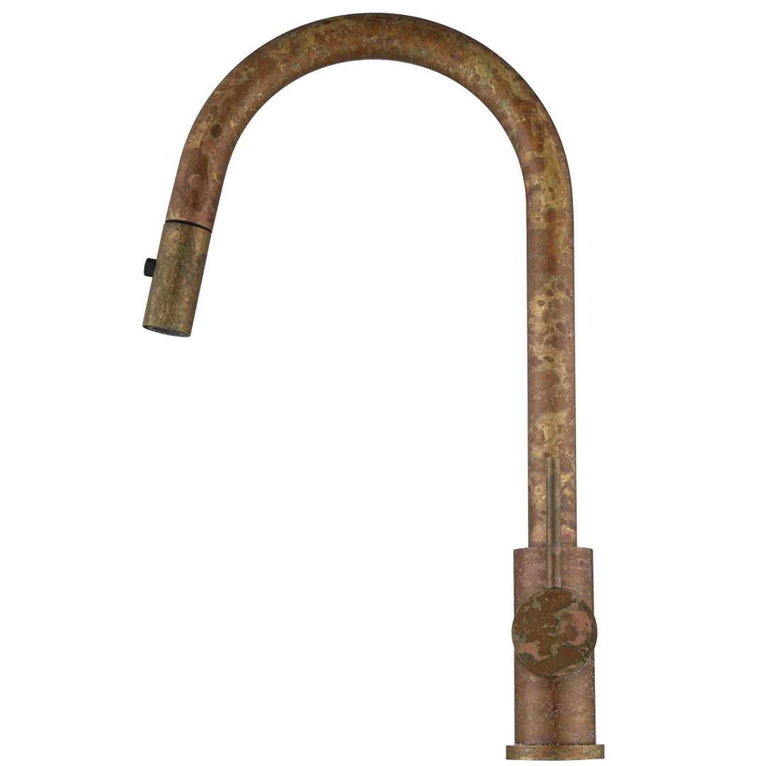 Mica LVB Living Brass Pull-Out Sink Mixer - Image 3