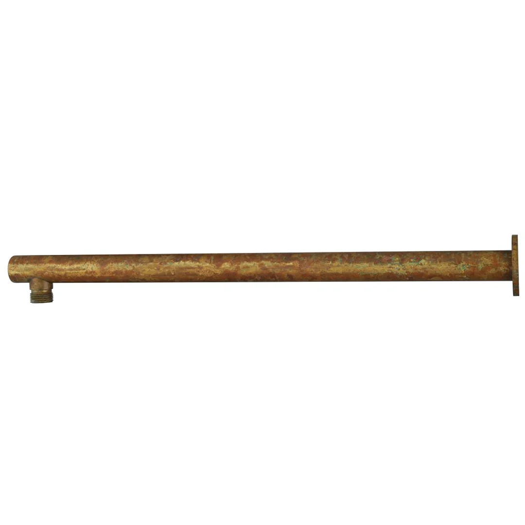 Mica LVB Living Brass Wall Shower Arm - 450mm - Straight - Image 2