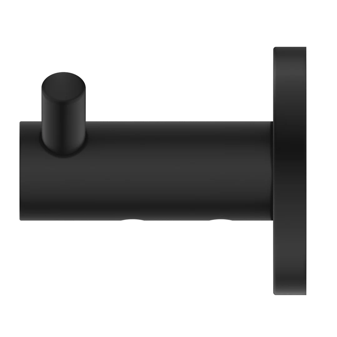 Mica Matte Black Double Robe Hook - Image 4