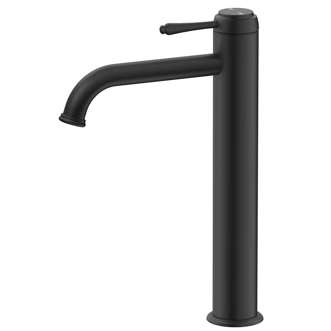 Mica Matte Black Heritage Tall Basin Mixer