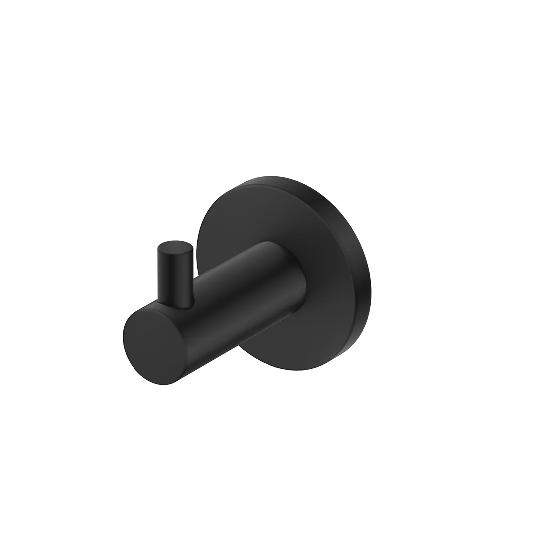 Mica Matte Black Robe Hook