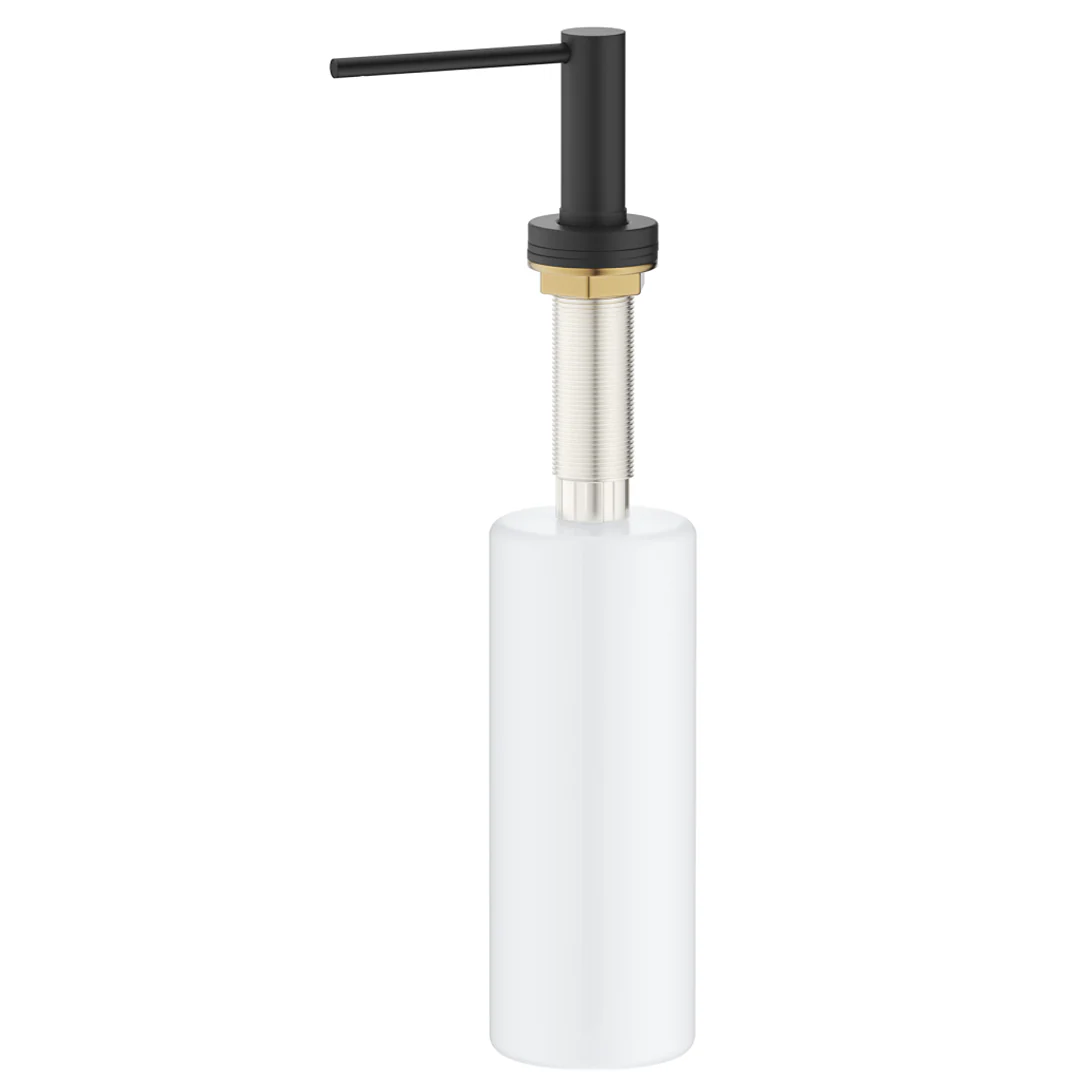 Mica Matte Black Soap Dispenser - Image 2