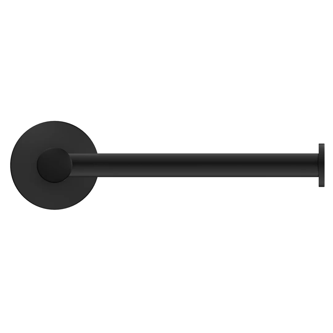 Mica Matte Black Toilet Paper Holder - Image 2