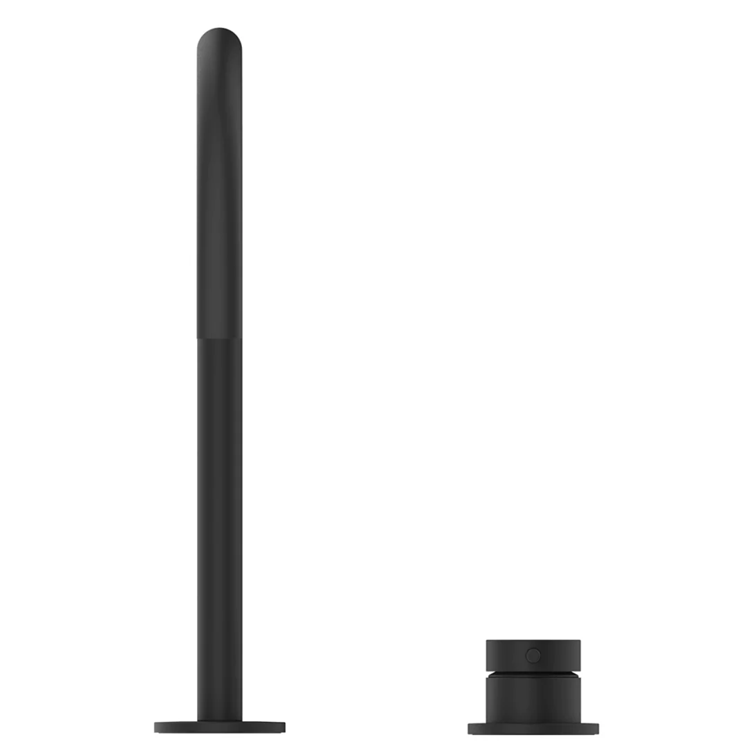 Mica Matte BlackGooseneck Hob Sink/Basin Mixer Set - Image 3