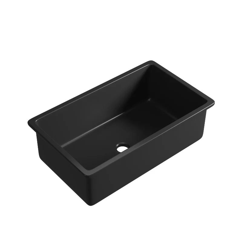 Middleton Matte Black 813 Butler Kitchen & Laundry Sink