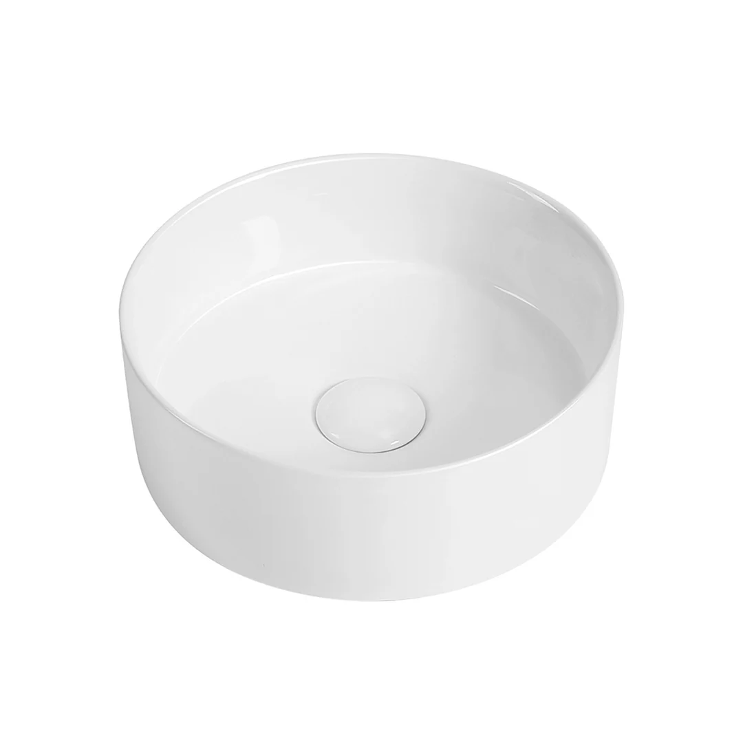 Mila 300 Gloss White Round Above Counter Basin - Image 2