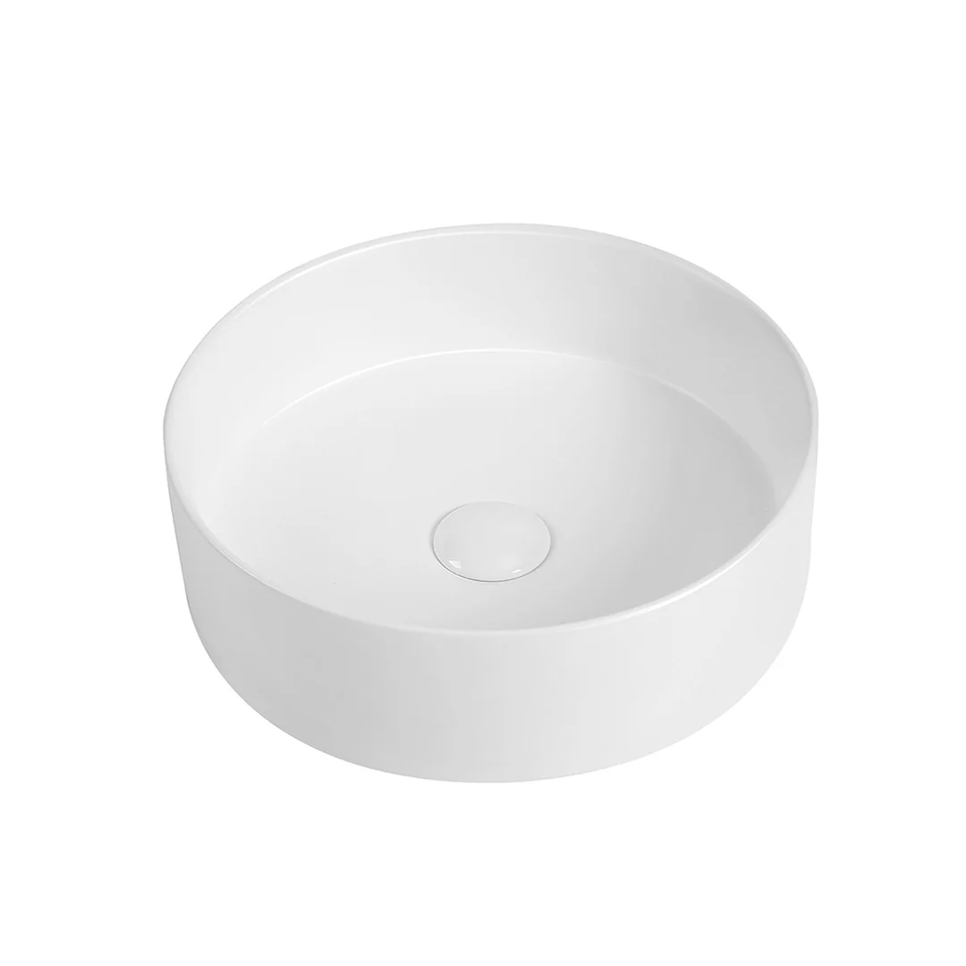 Mila 360 Gloss White Round Above Counter Basin - Image 2