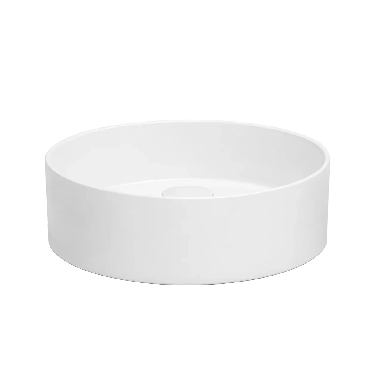 Mila 400 Gloss White Round Above Counter Basin