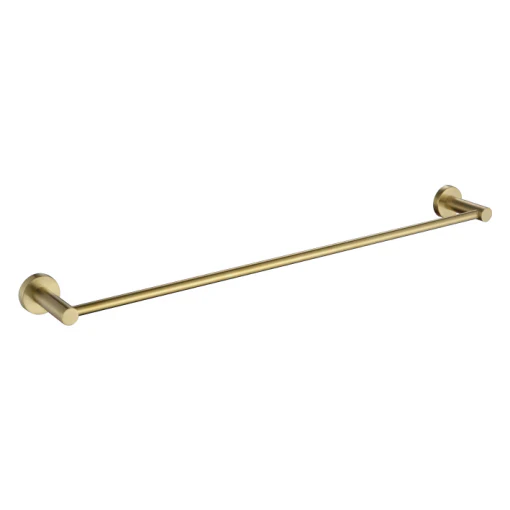 Mirage 600 mm Brushed Gold Single Towel Rail