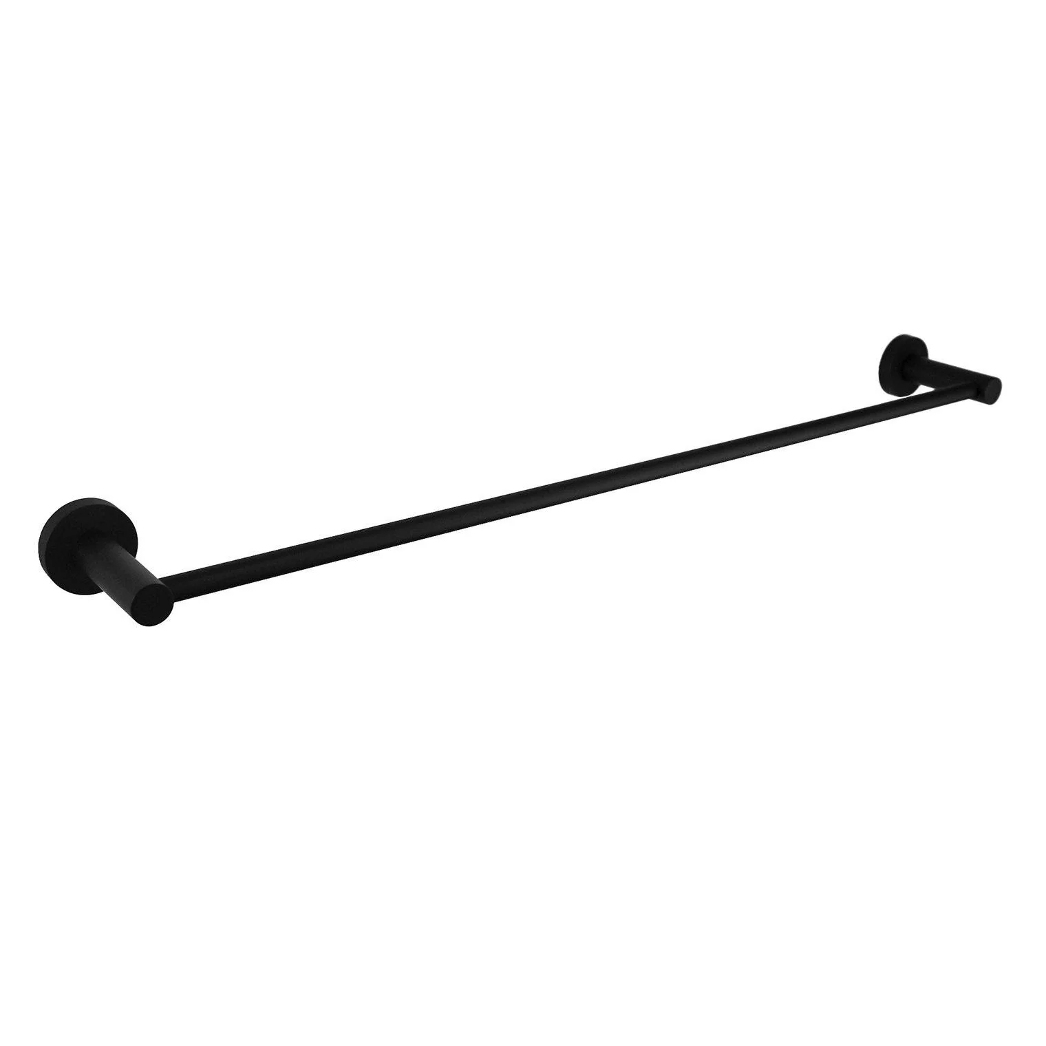 Mirage Black 900 mm Single Towel Rail