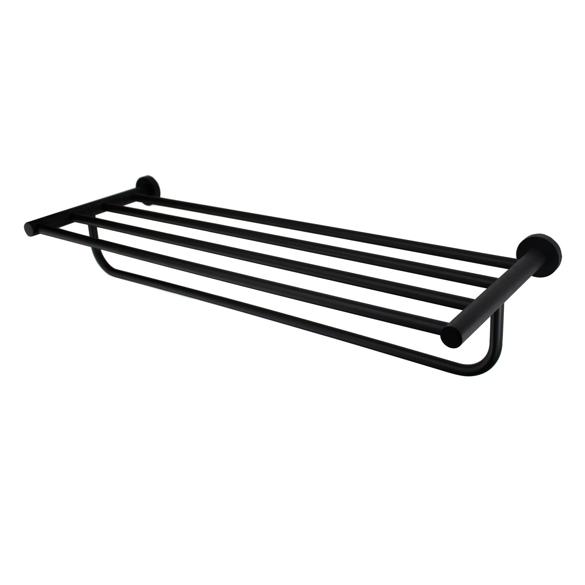Mirage Black Towel Rack