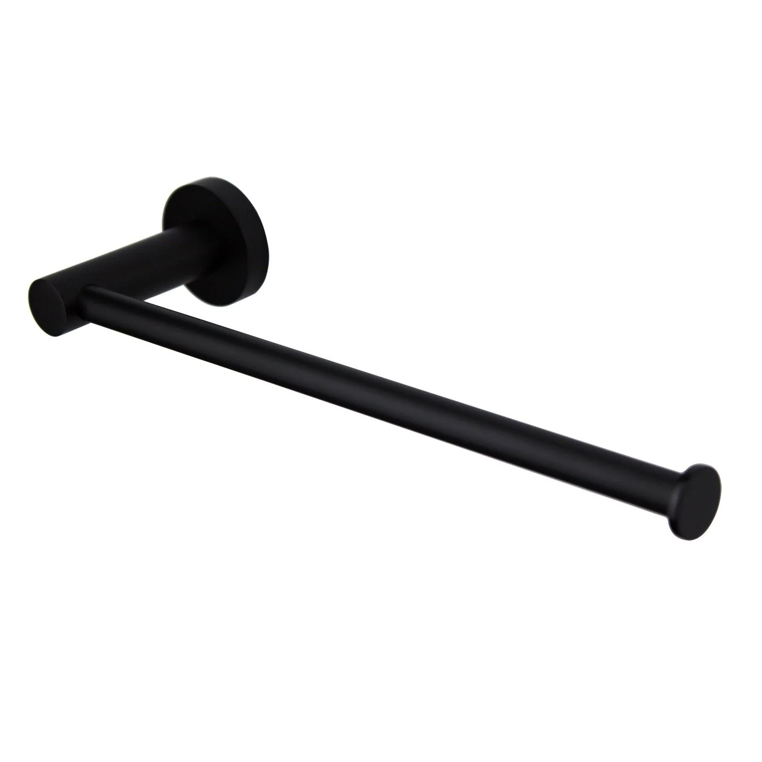 Mirage Black Towel Ring