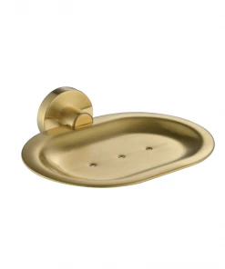 Mirage Brushed Gold Soap Dish Holder