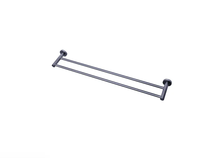 Mirage Gun Metal Grey 750 mm Double Towel Rail