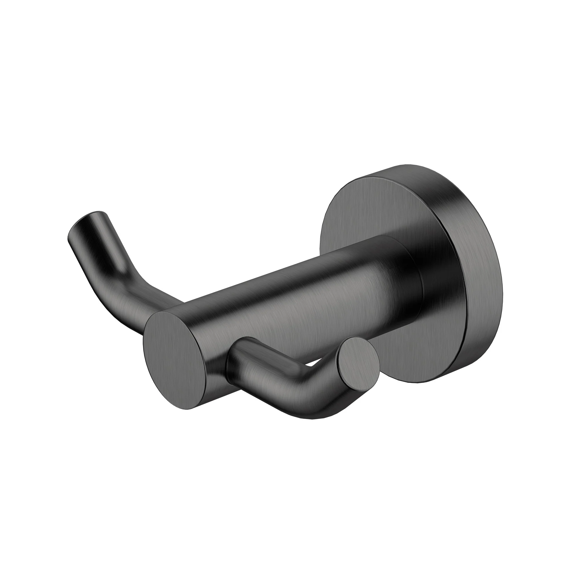 Mirage Gun Metal Grey Double Robe Hook