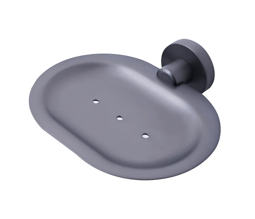 Mirage Gun Metal Grey Soap Dish Holder