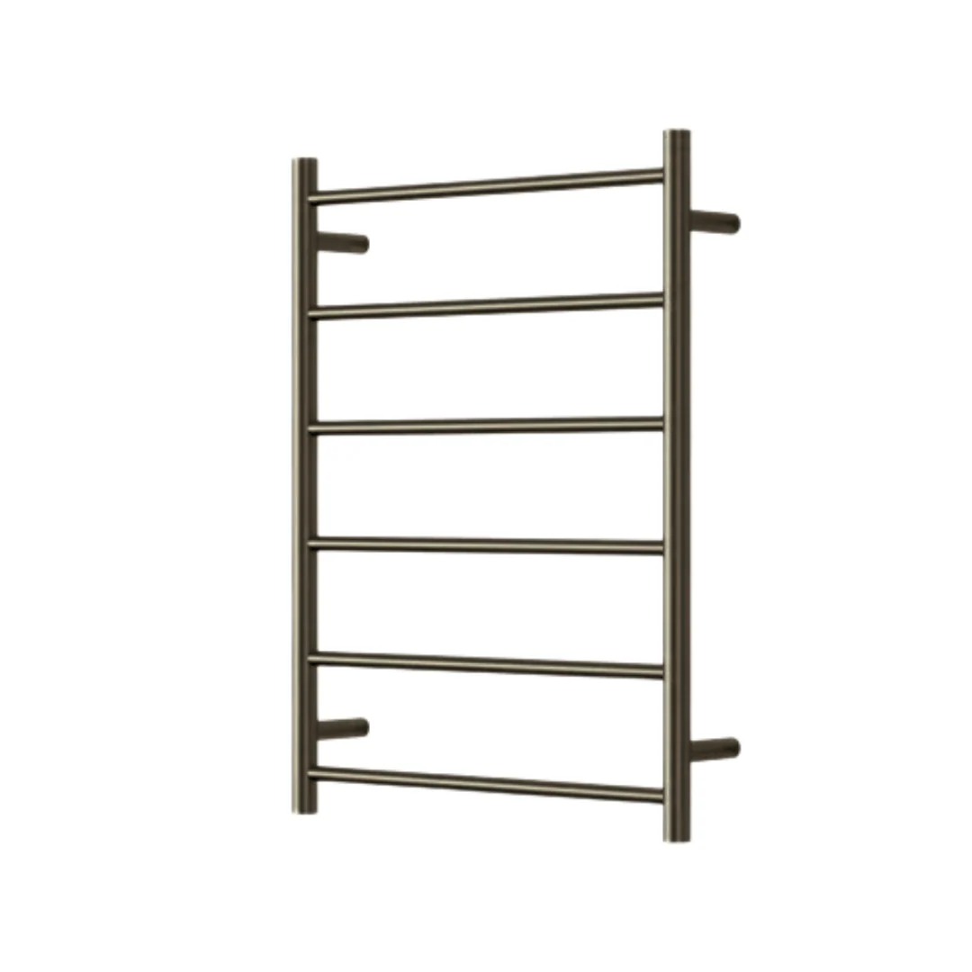 Mirage Star Antique Brass 6 Bar Heated Towel Rail