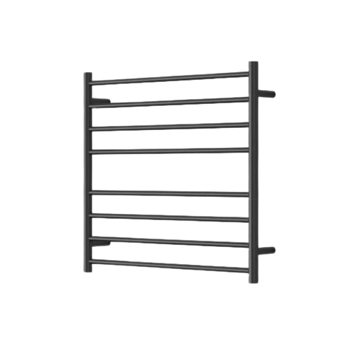 Mirage Star Matte Black 8 Bar Wide Heated Towel Rail