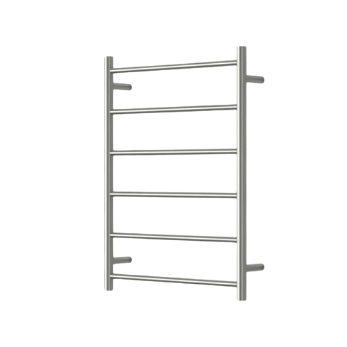 Mirage Star Warm Brushed Nickel 6 Bar Heated Towel Rail