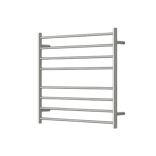 Mirage Star Warm Brushed Nickel 8 Bar Wide Heated Towel Rail
