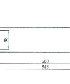 Mirage Warm Brushed Nickel Shower Shelf - Image 2