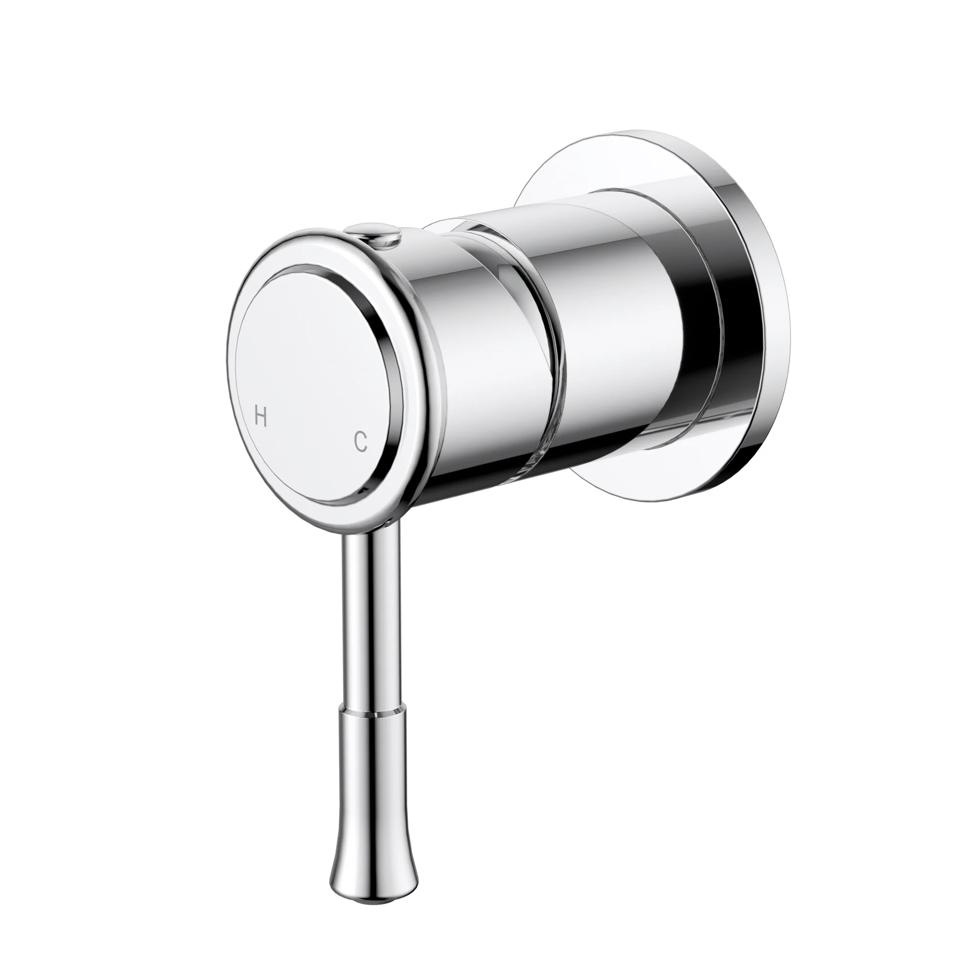 Montpellier Chrome Wall Mixer - Round Back Plate
